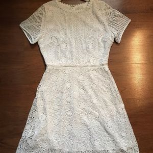 White lace dress